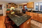 Cooking is a breeze in this large kitchen that is fully equipped with everything you need to prepare a fabulous meal.